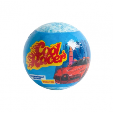 COOL RACER Шар бурлящий для ванны Бабл Гам для детей 3+ 120г